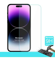 Microsonic Apple iPhone 14 Pro Max Tempered Glass Cam Ekran Koruyucu (Renksiz)