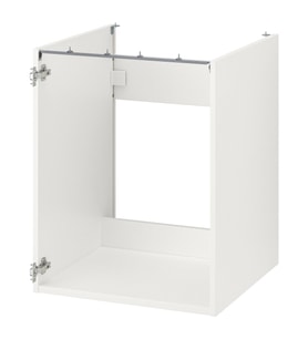 Lavabo Alt Dolabı İskeleti, Beyaz, 60x60x75 cm, Rafsız
