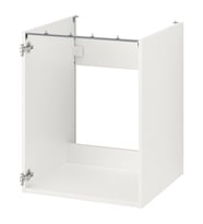 Lavabo Alt Dolabı İskeleti, Beyaz, 60x60x75 cm, Rafsız