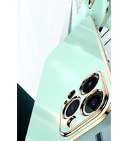 Pilelistore   iPhone 15 Pro Kılıf Volet Silikon - Açık Yeşil