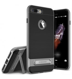 VRS iPhone 7 Plus ile Uyumlu High Pro Shield Kılıf Steel Silver