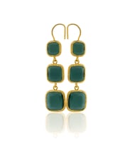Kadir Jewellery 22 Ayar Altına Kaplama Kadın Sallantılı Küpe -El İşçiliği Ve Hipoalerjenik Küpe