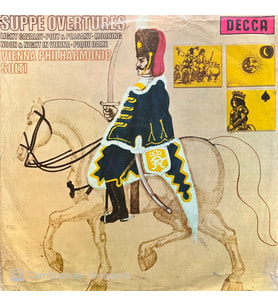 Suppe Overtures Vienna Philharmonic Solti LP Plak (Karışık)