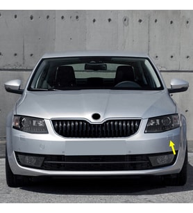 Skoda Octavia 3 2013-2017 Sol Far Yıkama Kapağı Jeti 5E0955109