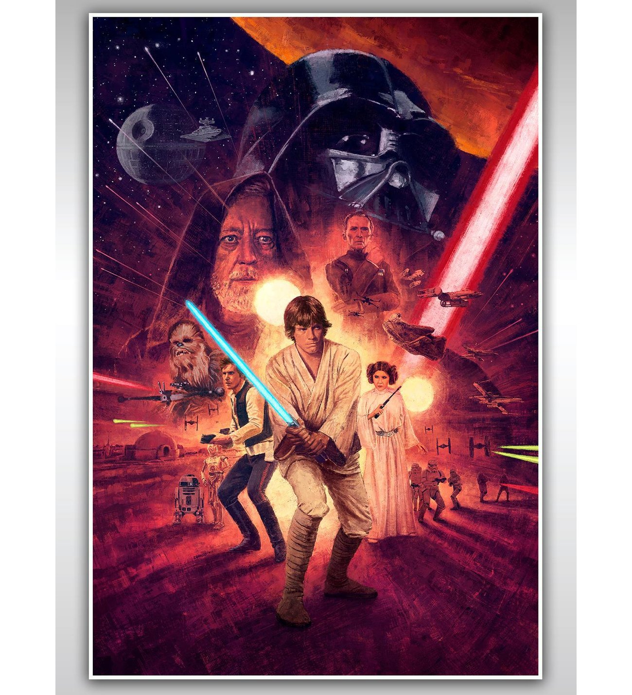 【限定商品36/150】希少STAR WARS【Desert Vigilポスター Star Wars Poster 40x60cm Yıldız Savaşları Afiş - Kalın Poster