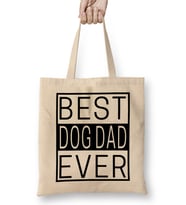 Best Dog Dad Ever 04 Bez Çanta Uzun Saplı