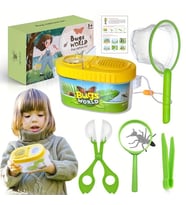 Çocuk için 5 ADET Kaşif Kiti Açık Macera Kamp Bug Catcher Kiti, Eğitici Doğa Keşif Oyuncakları