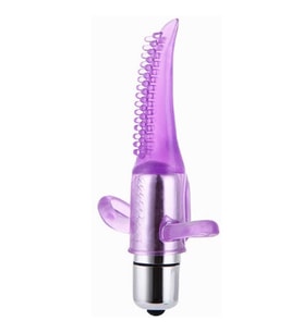 Agorshop To Me Finger Klitoris Uyarıcılı Parmak Vibratör Mor AGR