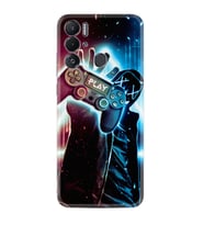 Tecno Pova Neo Kılıf Silikon Desen Özel Seri Play Me 1757