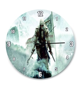 Cakatablo Assassins Creed Kadın Suikastçi  Duvar Saati