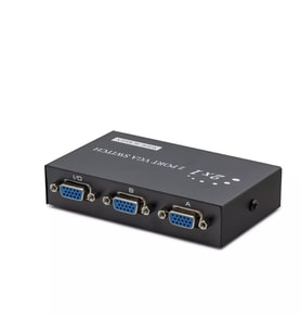 Vga Switch 54 Mhz 2 Giriş 1 Çikiş Butonlu Geçiş 2 Port HDX1280