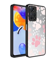 Xiaomi Redmi Note 11 Pro 5G Uyumlu Kılıf Aynalı Desenli Kamera Korumalı Parlak Zore Mirror Kapak