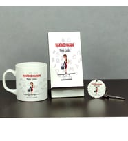 Hakime Hanım Üçlü Set (Kupa + Telefon Standı + Anahtarlık)