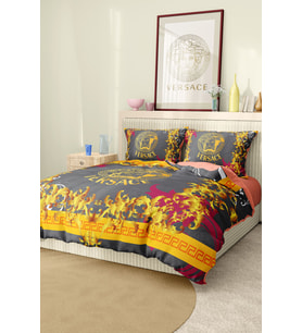 Çift Kişilik Nevresim Takımı Pamuklu Saten Kumaş 6 Parça 3D Dijital Baskı Duvet Cover Set Model.