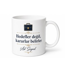İşletme Öğrencisine Geleceğin CEO'su Patron Masası Kahve Kupası Hediye