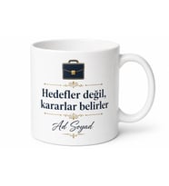İşletme Öğrencisine Geleceğin CEO'su Patron Masası Kahve Kupası Hediye