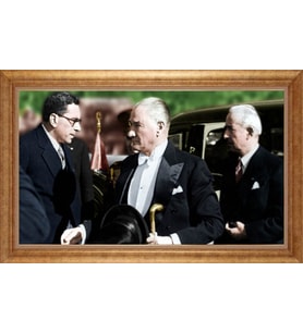 ALTIN ÇERÇEVELİ PASPARTULU TABLO CR1004