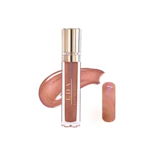 EDA LUXURY BEAUTY Nude Acik Kahverengi Simli Dudak Parlaticisi E29