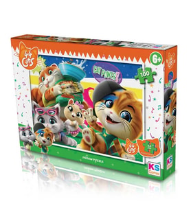 KS Games 44 Cats 100 Parça Puzzle