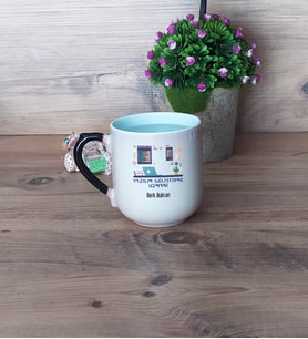 Yazılım Geliştirme Uzmanı Kupa Bardak Sihirli Oval