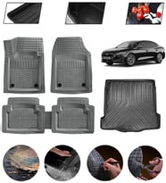 Ford Focus 5 Hatchback İnce Stepneli Uyumlu Paspas Araca Özel Bagaj Havuzu MBS Gri