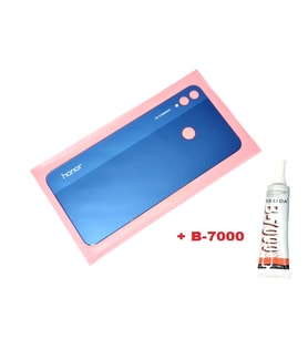 Tkgz Honor 8X Arka Pil Batarya Kapak (CAM+B-7000) MAVİ