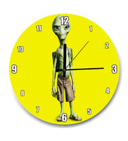 Cakatablo Cute Alien Duvar Saati