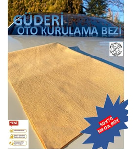 Araç Kurulama Mikrofiber Güderi Mega Boy 50x70 Cm 1 Adet