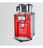 DE12P Remta Elektrikli 2 Demlikli Premium Jumbo Çay Makinesi 15 lt Kırmızı - Demlik Dahil