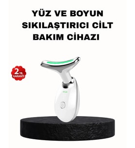 EMS Mikro Akım Yüz ve Boyun Sıkılaştırıcı Cihaz 7000 VPM Titreşim Isı Terapili