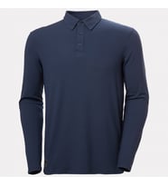 79250 Tech Longsleeve Polo - Navy - M 591 LACİVERT_M