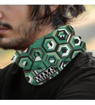 İsme Özel Petek Tasarımlı Boyunluk Bandana