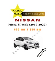 Nissan Micra  (2019-2022) Araca Özel Sİlecek Ön iki