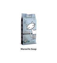Marsilya Sabunlu Tozsuz Topaklanan Sodyum Bentonit Gri Kedi Kumu 10kgx2adet