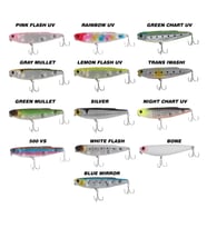 Ryuji Crazy Dog 9.5cm 15gr Su Üstü Maket Balık Lemon Flash UV