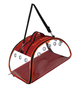 La Vista Ufo Kedi, Küçük Köpek Taşıma Çantası Kırmızı 50-30-30cm