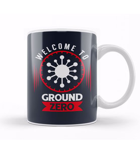 Welcome To Ground Zero Kupa Bardak Porselen