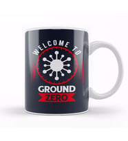 Welcome To Ground Zero Kupa Bardak Porselen