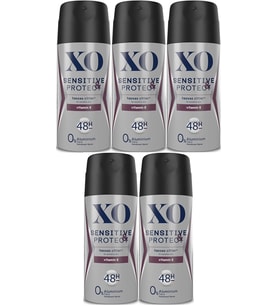 XO Deodorant 150ML Men-Erkek Sensitive & Protect (5 Li Set)