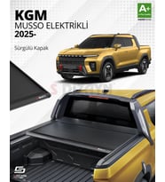 S-Dizayn Ssangyong Musso Elektrikli S-Back Sürgülü Kapak Siyah V1 2025 Üzeri