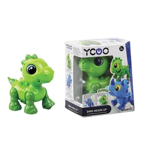 SIL 88592 Silverlit Sesli ve Işıklı Elektronik Robot Dino Heads Up -Necotoys