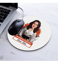 Kişiye Özel Hediye Karikatürlü En Başarılı Kadın Karateci Mousepad