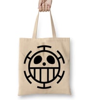 Trafalgar's Flag One Piece Bez Çanta Uzun Saplı