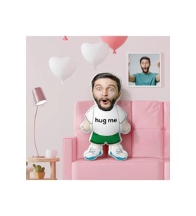 Kişiye Özel Hug Me Şekilli Oyuncak Yastık