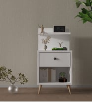 ÇEKMECELİ KOMİDİN (Beyaz)