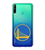 Huawei P40 Lite E Uyumlu Kapak Golden State Warriors Tasarımlı Şeffaf Silikon Kılıf