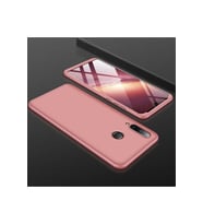 Huawei P30 Lite Uyumlu Kılıf Zore Ays Kapak (Rose Gold Altın)