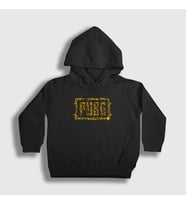 Presmono Unisex Çocuk Siyah Ammo Pubg Kapüşonlu Sweatshirt 29869tt