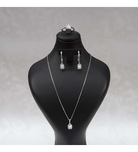 607 Zirkon Gümüş Set