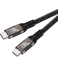 Lexroo QG01 Type-C to Type-C USB4 PD Data Kablosu 240W 40Gbps 8K@60Hz 1.5 Metre - Siyah